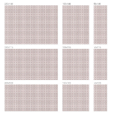 Nepermatoma plėvelė langams Harmonijos geometrija