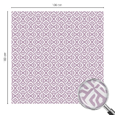 Pieninė plėvelė langams su raštu Violetinės formos