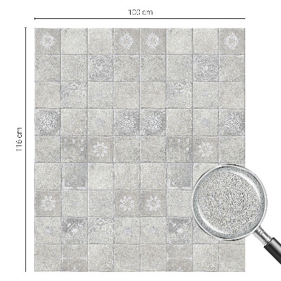 Matinė klijuojama plėvelė langams Dekoratyvinė keramika