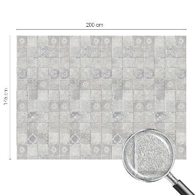 Matinė klijuojama plėvelė langams Dekoratyvinė keramika