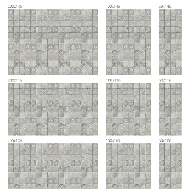 Matinė klijuojama plėvelė langams Dekoratyvinė keramika