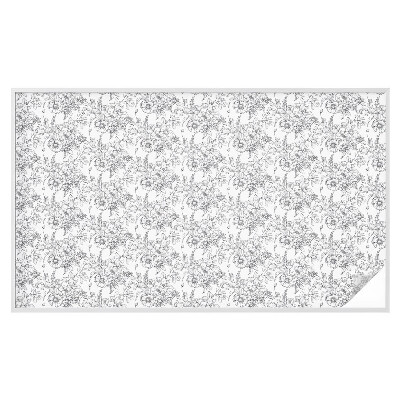 Nepermatoma plėvelė langams Gėlių elegancija