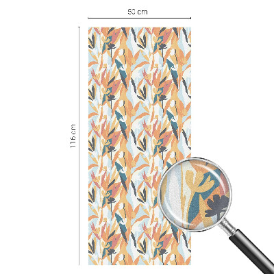 Pieninė plėvelė langams su raštu Botaninė energija