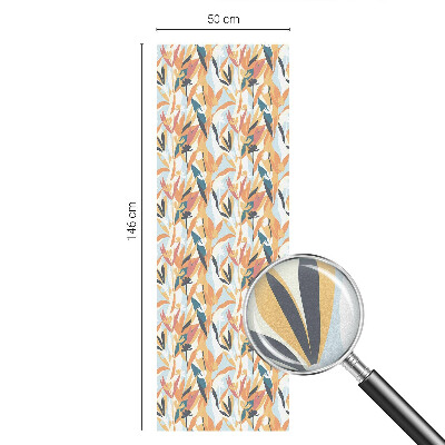 Pieninė plėvelė langams su raštu Botaninė energija