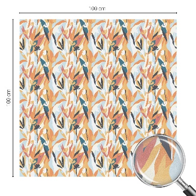 Pieninė plėvelė langams su raštu Botaninė energija