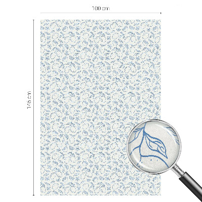 Plėvelė langams privatumui vitražas Citrinų raštas