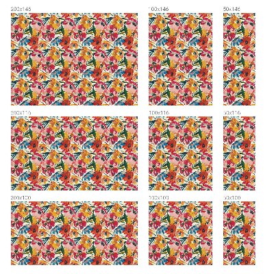 Matinė plėvelė langams su vitražo efektu Gėlių sprogimas