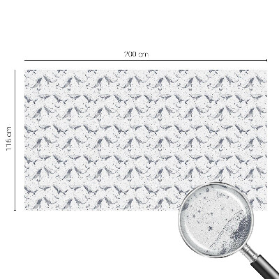 Matinė klijuojama plėvelė langams Jūros gyvūnai