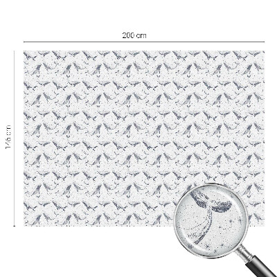 Matinė klijuojama plėvelė langams Jūros gyvūnai