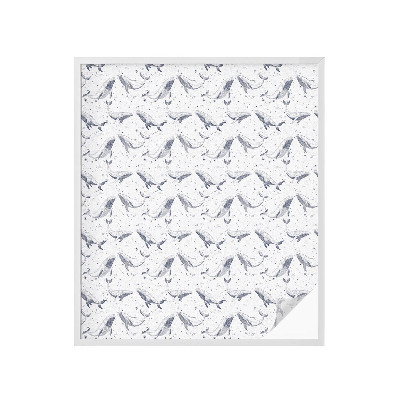 Matinė klijuojama plėvelė langams Jūros gyvūnai