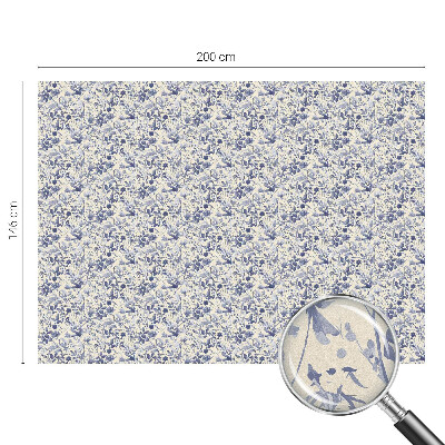 Plėvelė langams privatumui vitražas Gėlių simetrija