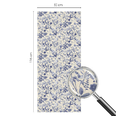 Plėvelė langams privatumui vitražas Gėlių simetrija