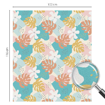 Pieninė plėvelė langams su raštu Egzotinė gamta