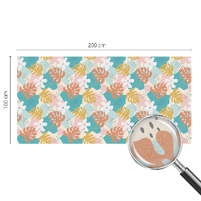 Pieninė plėvelė langams su raštu Egzotinė gamta