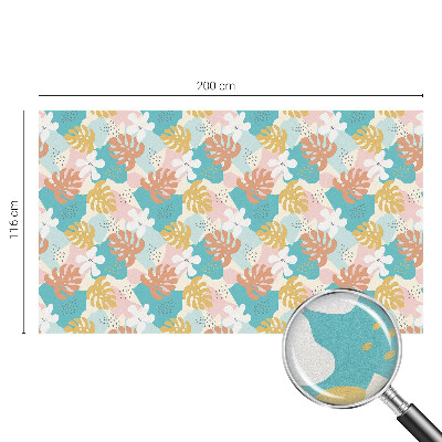 Pieninė plėvelė langams su raštu Egzotinė gamta