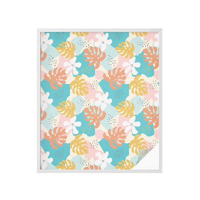 Pieninė plėvelė langams su raštu Egzotinė gamta