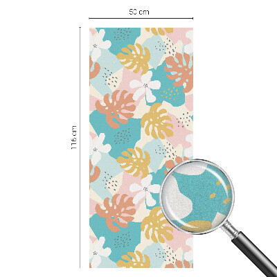 Pieninė plėvelė langams su raštu Egzotinė gamta