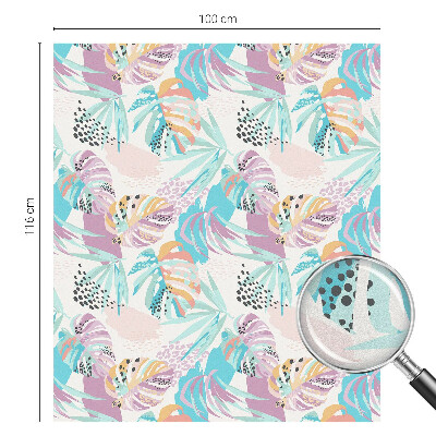 Nepermatoma plėvelė langams Abstrakti džiunglės