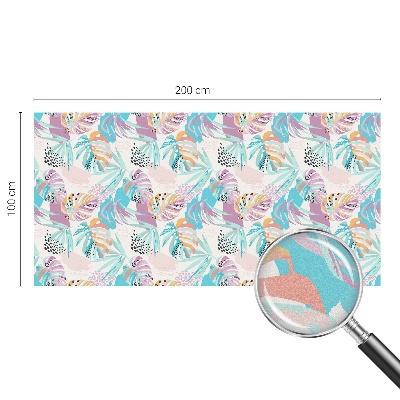 Nepermatoma plėvelė langams Abstrakti džiunglės