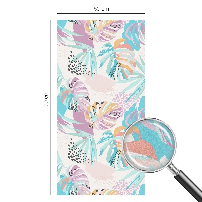 Nepermatoma plėvelė langams Abstrakti džiunglės