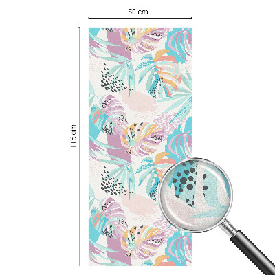 Nepermatoma plėvelė langams Abstrakti džiunglės