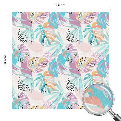 Nepermatoma plėvelė langams Abstrakti džiunglės