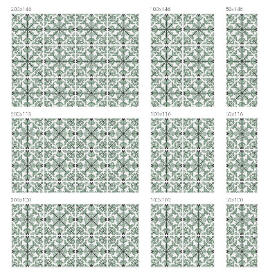 Matinė klijuojama plėvelė langams Augalų raštas