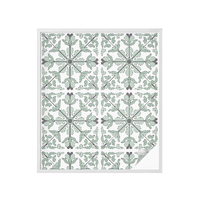 Matinė klijuojama plėvelė langams Augalų raštas