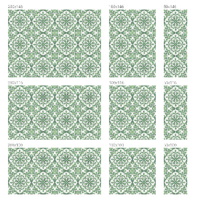 Matinė plėvelė langams su vitražo efektu Žali lapai