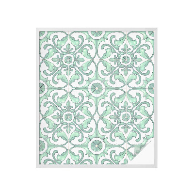 Nepermatoma plėvelė langams Žalia simetrija