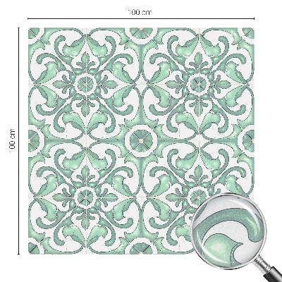 Nepermatoma plėvelė langams Žalia simetrija