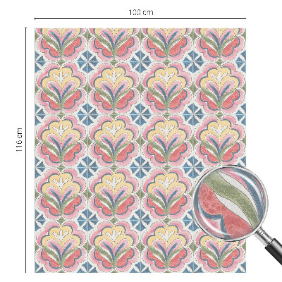 Matinė klijuojama plėvelė langams Gėlių raštai