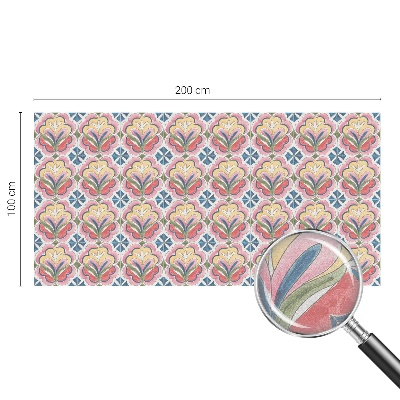 Matinė klijuojama plėvelė langams Gėlių raštai