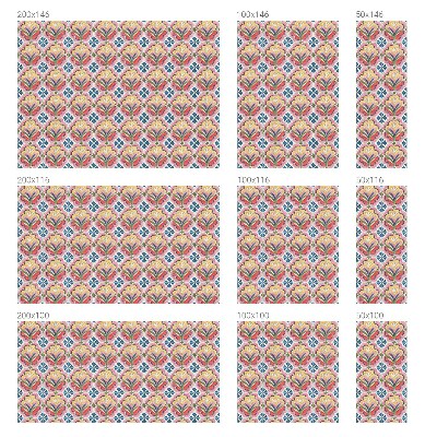 Matinė klijuojama plėvelė langams Gėlių raštai