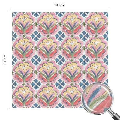 Matinė klijuojama plėvelė langams Gėlių raštai