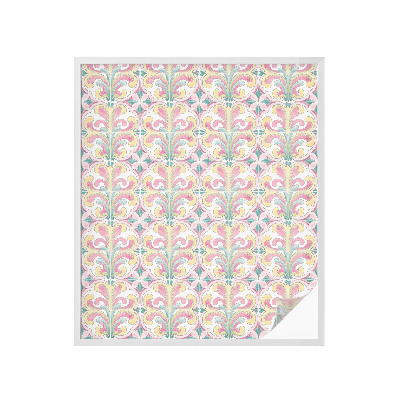 Pieninė plėvelė langams su raštu Gėlių simetrija