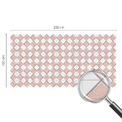 Nepermatoma plėvelė langams Geometriniai rombai