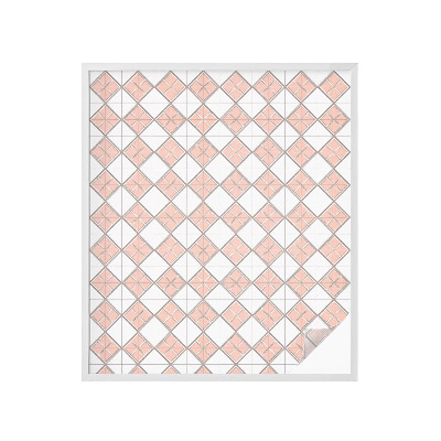 Nepermatoma plėvelė langams Geometriniai rombai