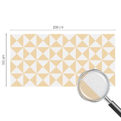 Matinė plėvelė langams su vitražo efektu Geometriniai trikampiai