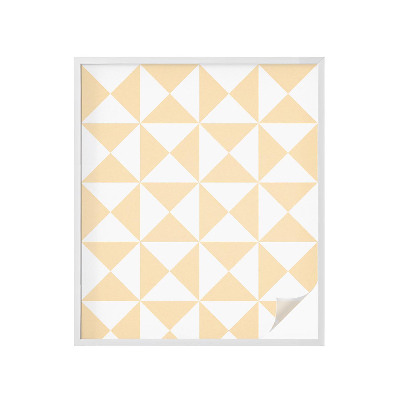 Matinė plėvelė langams su vitražo efektu Geometriniai trikampiai