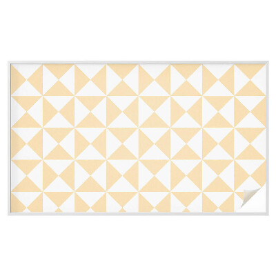 Matinė plėvelė langams su vitražo efektu Geometriniai trikampiai