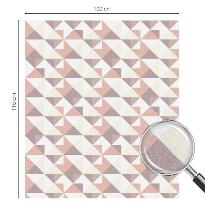 Matinė klijuojama plėvelė langams Šiuolaikiniai trikampiai