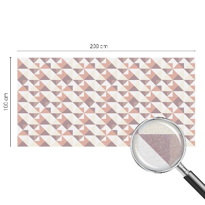 Matinė klijuojama plėvelė langams Šiuolaikiniai trikampiai