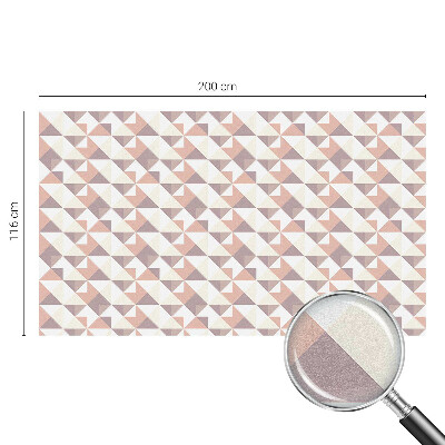 Matinė klijuojama plėvelė langams Šiuolaikiniai trikampiai