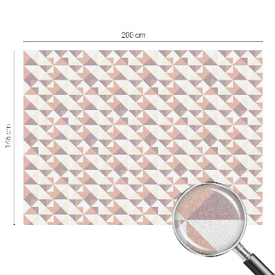 Matinė klijuojama plėvelė langams Šiuolaikiniai trikampiai