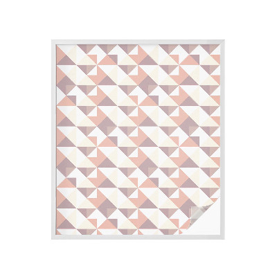 Matinė klijuojama plėvelė langams Šiuolaikiniai trikampiai