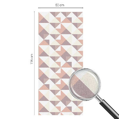 Matinė klijuojama plėvelė langams Šiuolaikiniai trikampiai