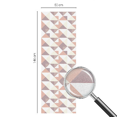 Matinė klijuojama plėvelė langams Šiuolaikiniai trikampiai