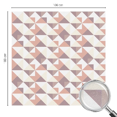 Matinė klijuojama plėvelė langams Šiuolaikiniai trikampiai