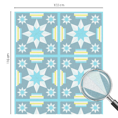 Pieninė plėvelė langams su raštu Žvaigždžių raštas